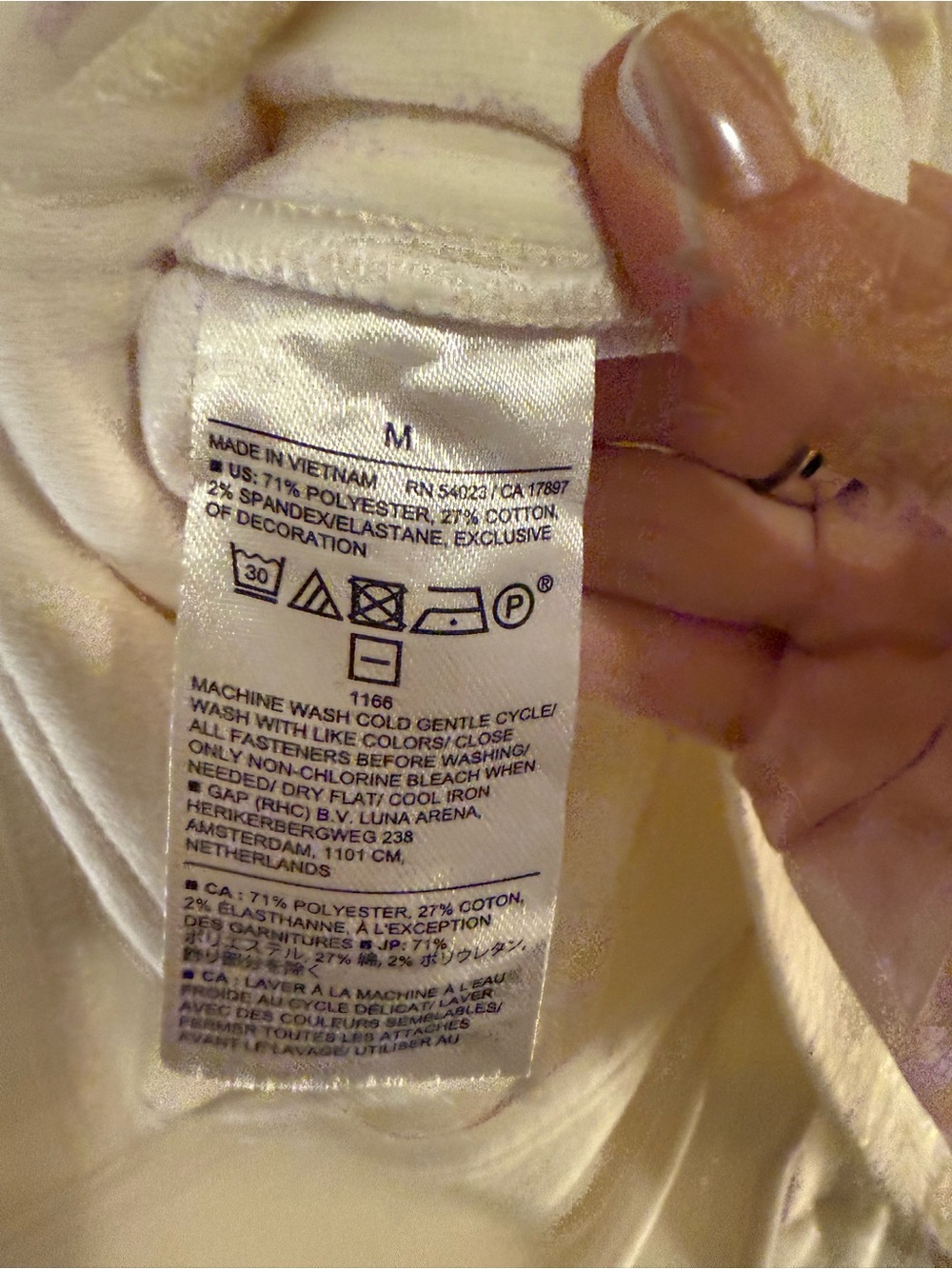 Banana Republic Factory Cream Button-Front Knit Jacket M - Picture 4 of 4